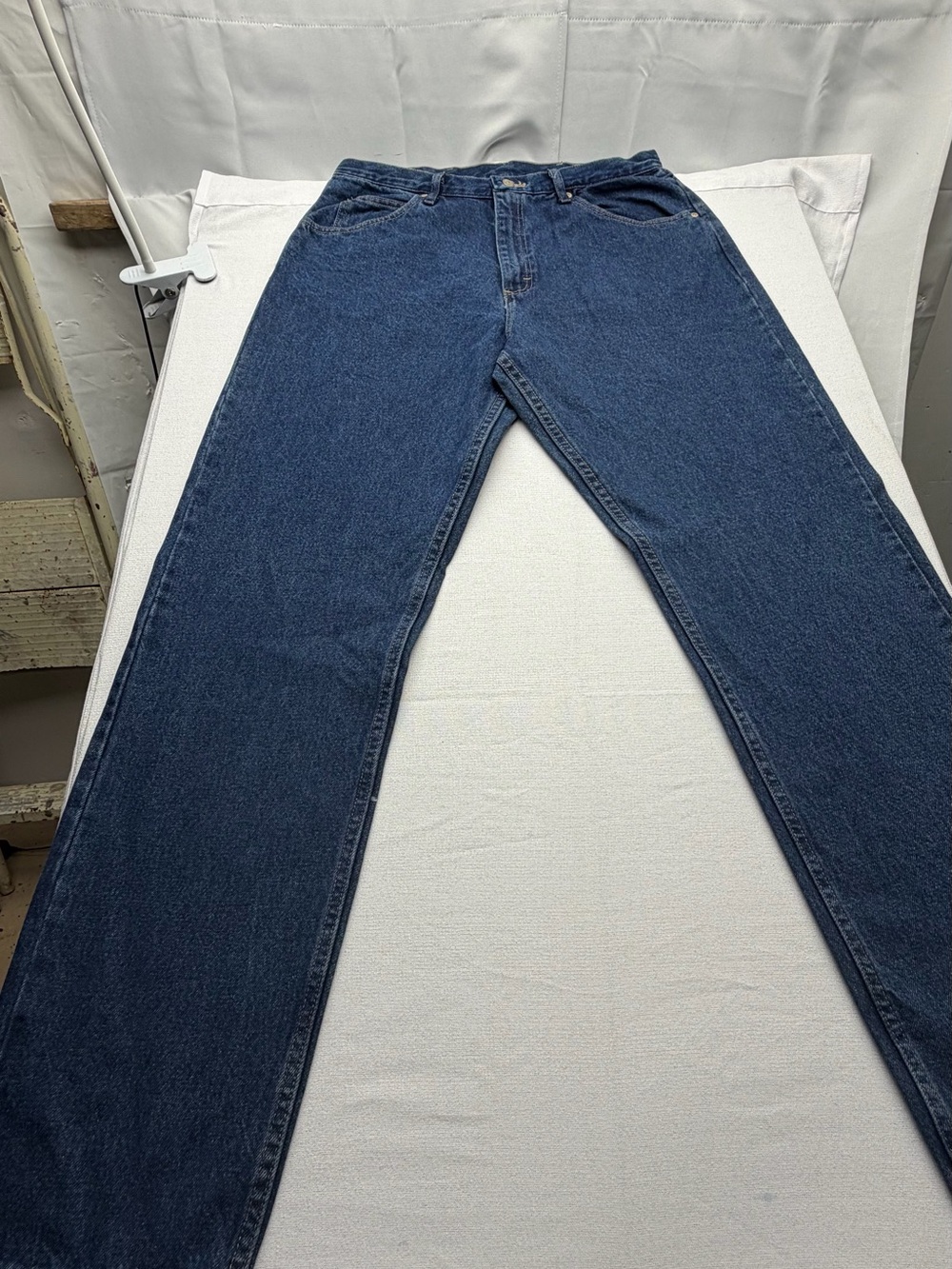 Wrangler Relaxed Fit Dark Blue Denim Jeans
